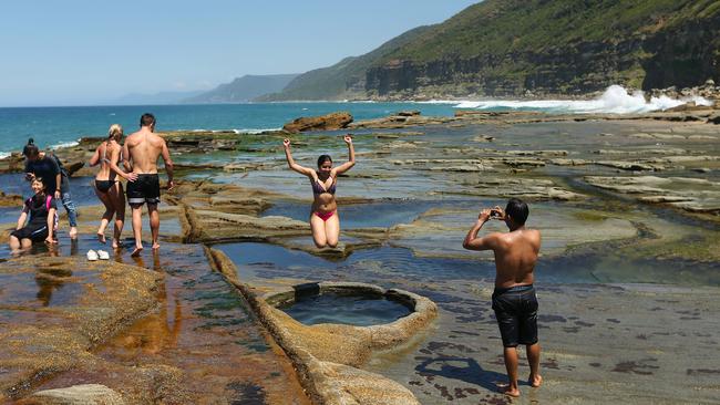 The pools are near Burning Palms Beach.