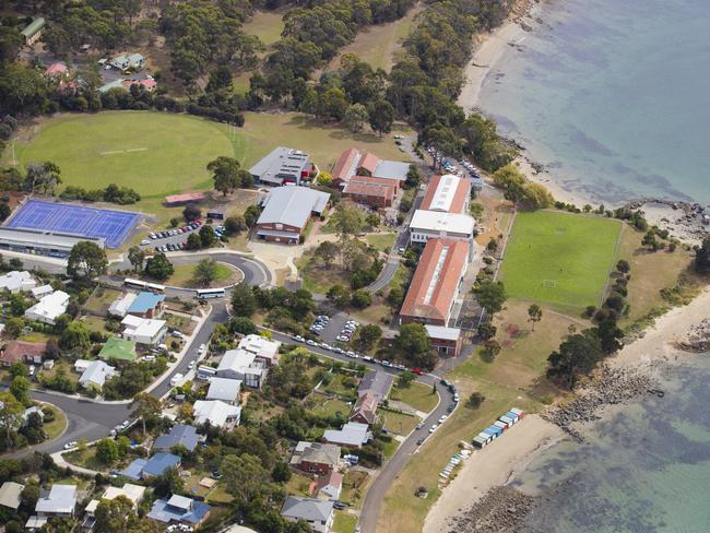 Taroona High School is nearly at capacity with enrolments. Picture: RICHARD JUPE