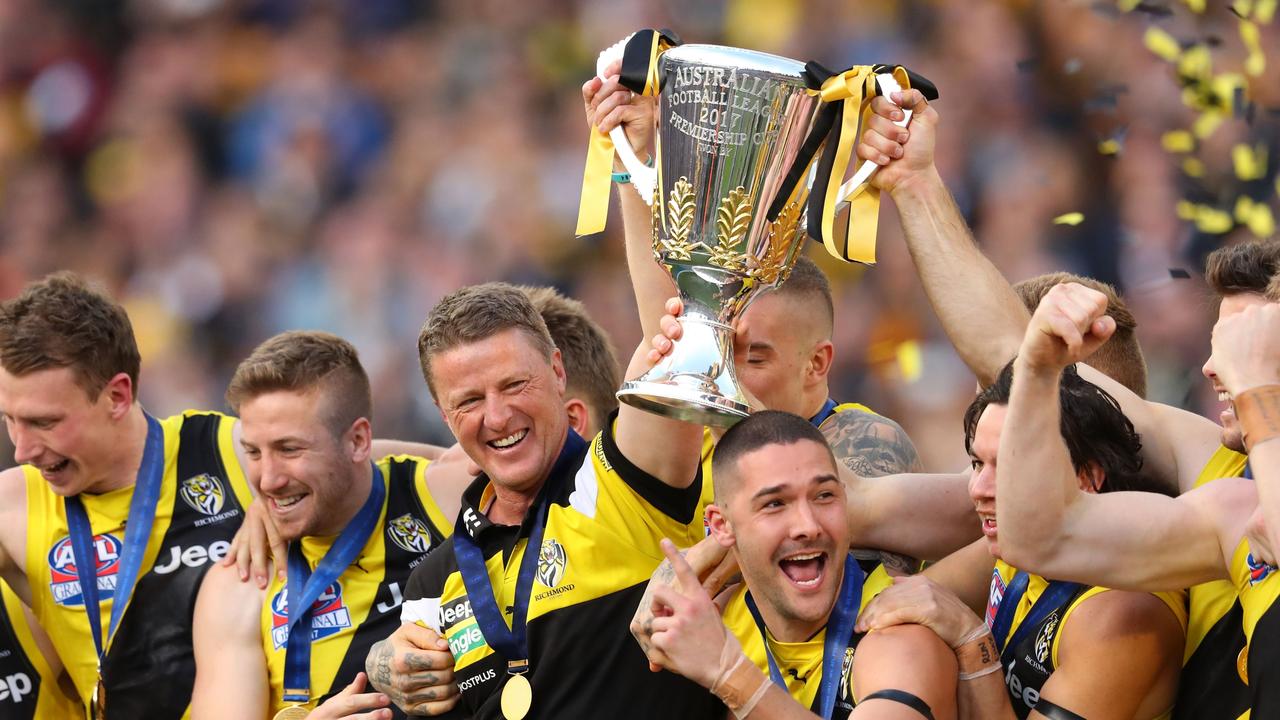 Damien Hardwick enjoyed enormous success during his time at Punt Road. (Photo by Scott Barbour/AFL Media/Getty Images)