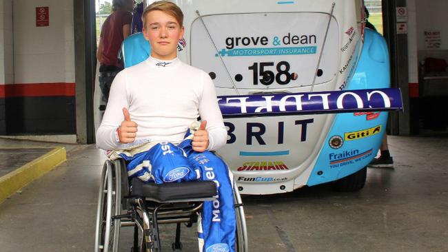 Billy Monger is back driving race cars. Picture: Forix