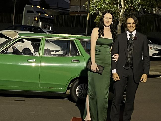 The students of St Mary's College celebrate their formal at the Brolga Theatre on Friday.