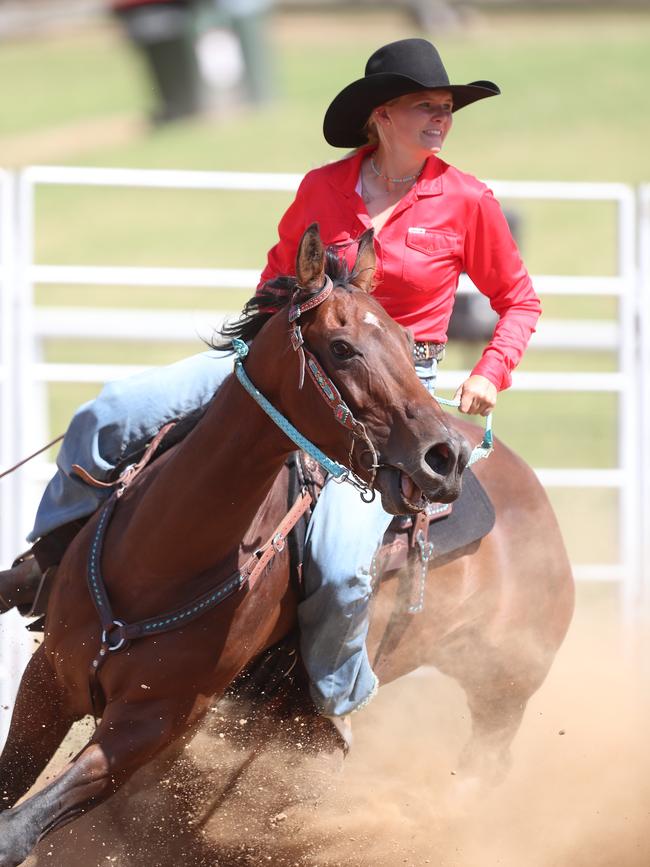 The women’s barrel race.