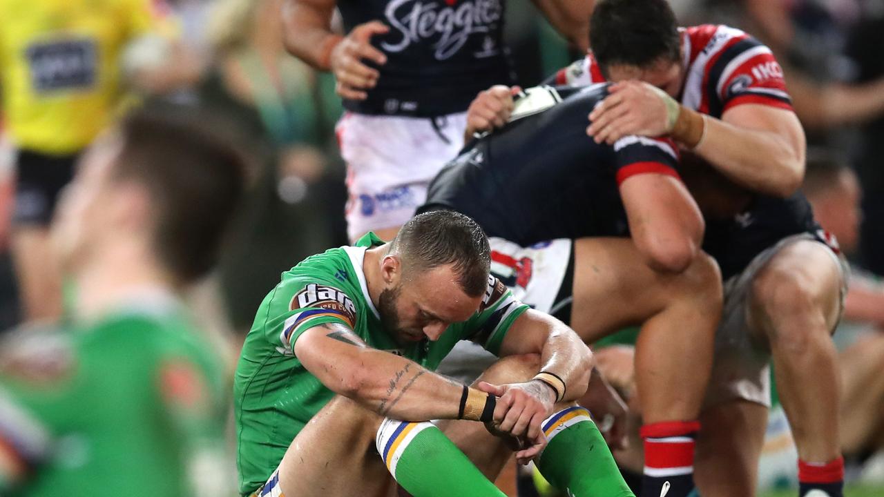 Josh Hodgson was shattered after the 2019 loss. Picture: Phil Hillyard