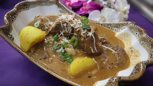 The popular beef massaman curry might've helped Lanna Thai crack into the top 10. Picture: Lanna Thai.