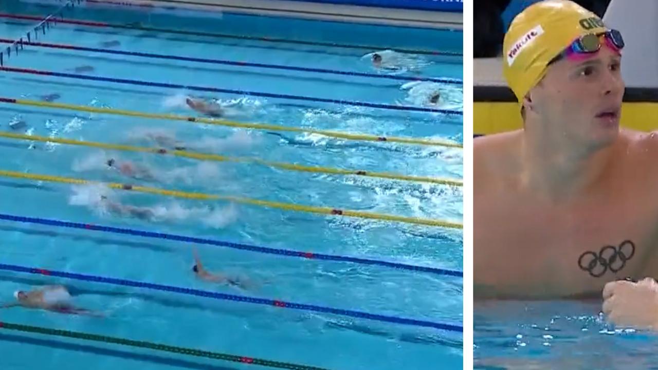 Swimming championships Melbourne results 2022 Isaac Cooper denied gold, false start causes chaos in 50m backstroke