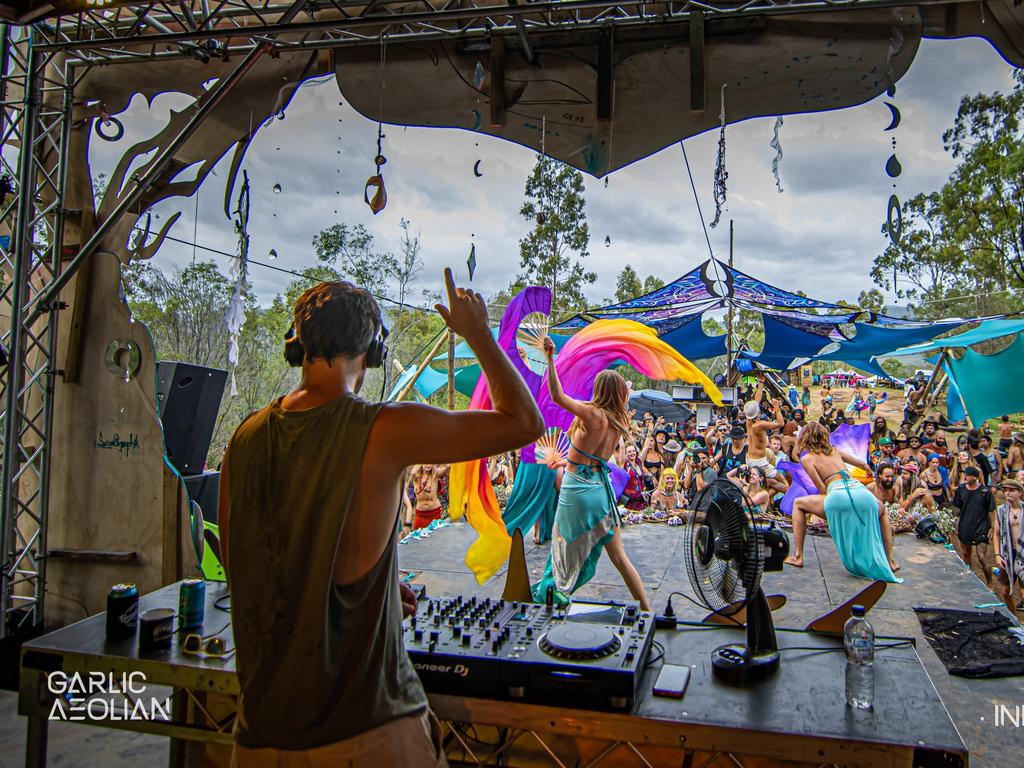 Art and music festival Initiation NYE hosted by Sundried Events has hit a snag in its plans for the festival to take place in the Southern Downs in 2024. Photo: Garlic Aeolan/Initiation NYE/Facebook