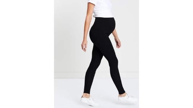 Seraphine Black and Grey Bamboo Maternity Leggings – Twin Pack