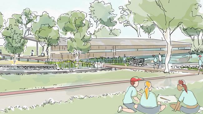 Artist impression of the new Geelong Grammar purpose-built primary school in Corio.