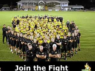 SHOW OF STRENGTH: Western Pride players, coaches and support staff had banded together to help the Ipswich club avoid NPL relegation. They were denied on Saturday night.