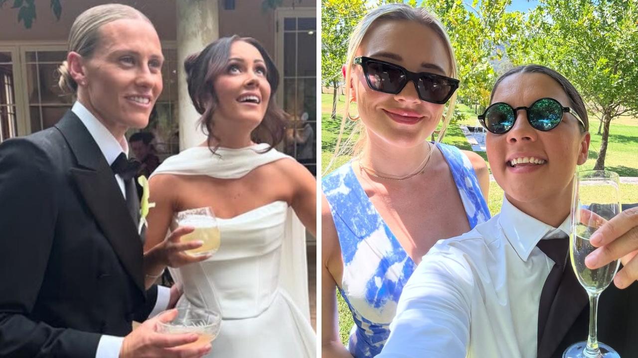 Matildas star married in spectacular scenes