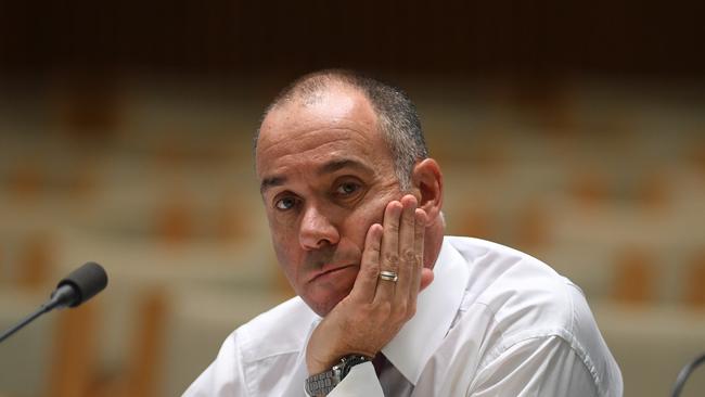 National Australia Bank CEO Andrew Thorburn. (AAP Image/Lukas Coch)