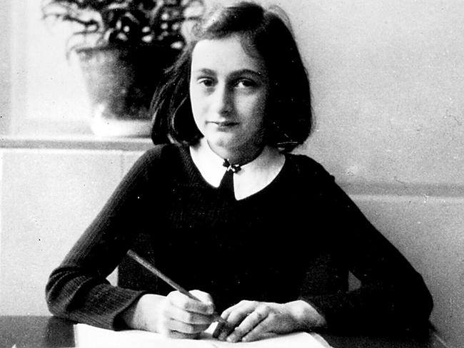 Anne Frank was killed in the Holocaust during World War II. Picture: Supplied