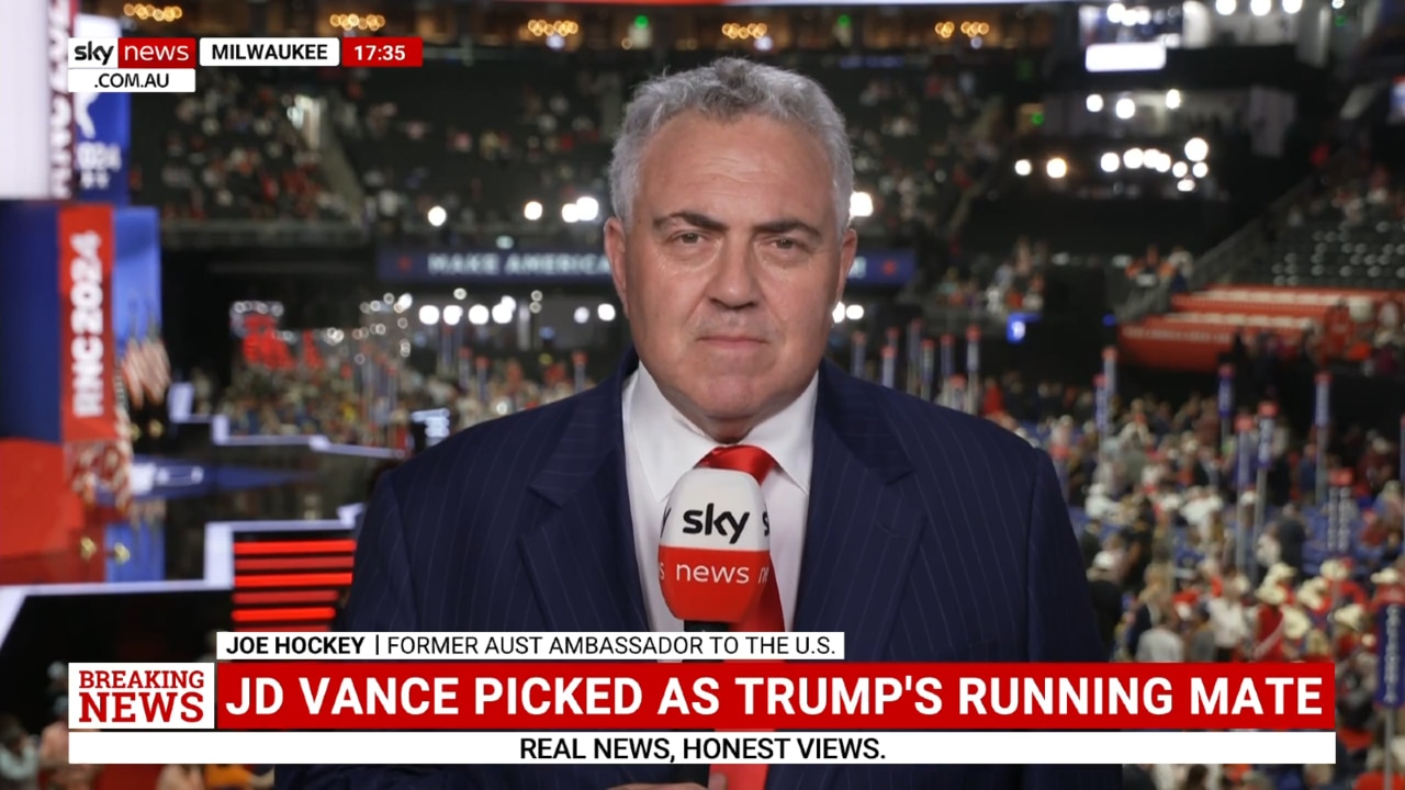 Joe Hockey discusses selection of JD Vance as Donald Trump’s 2024 running mate