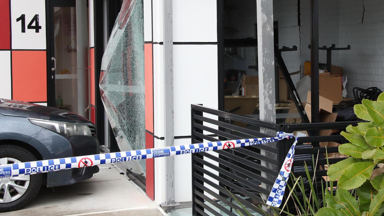 A gas bottle exploded at the Energy Circuit site as James Rutland and Jessica Horsley were preparing for the opening of their cafe. Picture: Glenn Hampson