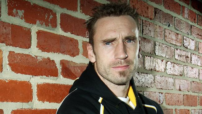 Shane Tuck at Richmond’s Punt Rd Oval headquarters. Picture: Michael Klein