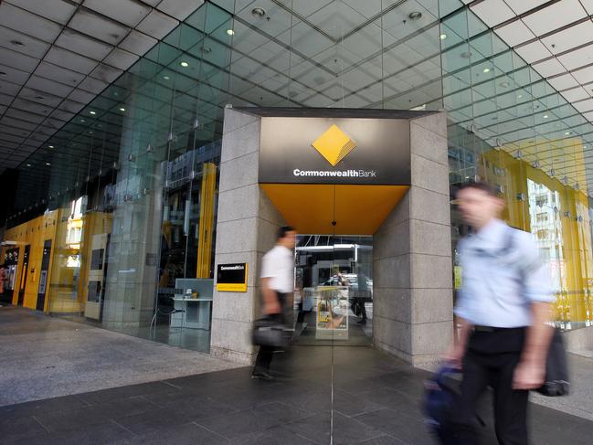 13/02/2016: Generic picture of Commonwealth Bank branch, Sydney. Hollie Adams/The Australian