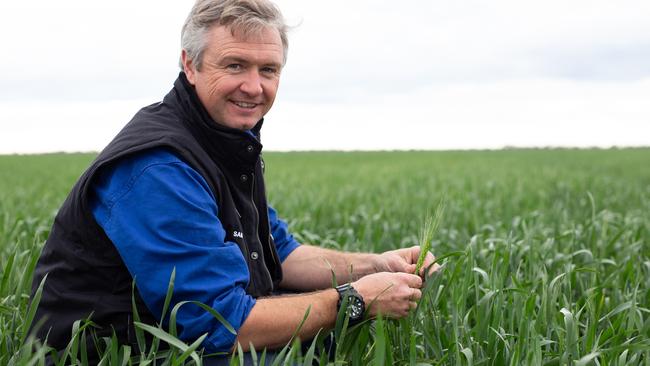 Sam Heagney, a farm manager at South Bunarba Agriculture at Mungindi, in southern Queensland.