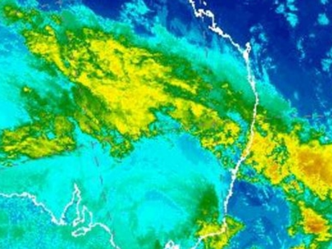 The rain might be easing, but more is on the way. Picture: Bureau of Meteorology