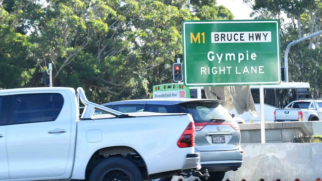 Bruce Highway, Forest Glen. Picture: Patrick Woods.