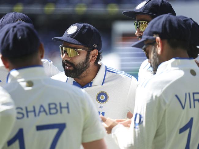 India's Rohit Sharma was a surprise late withdrawal from speaking at Prime Minister Anthony Albanese’s official function at Kirribilli House. Picture: AFP