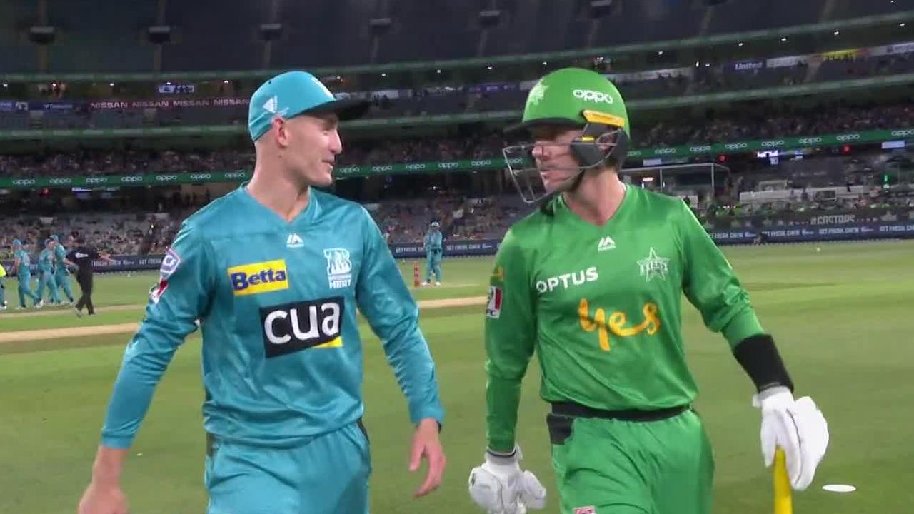 Adam Zampa shared a laugh with Marnus Labuschagne after his dismissal on Saturday.