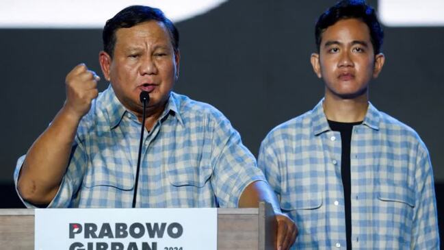 Indonesia's Prabowo claims victory in presidential vote