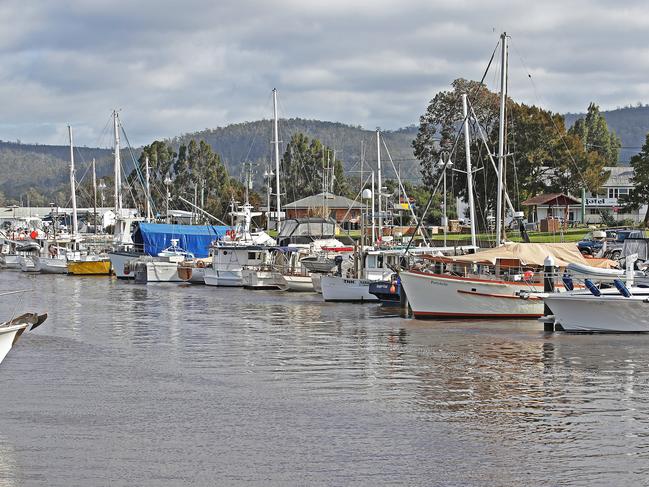 Triabunna wharf.  Picture: Zak Simmonds