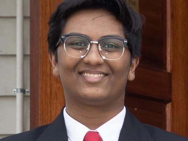 Pranav Sivanujan of Whitsunday Anglican School student who 99.95 in ATAR, the highest possible score.