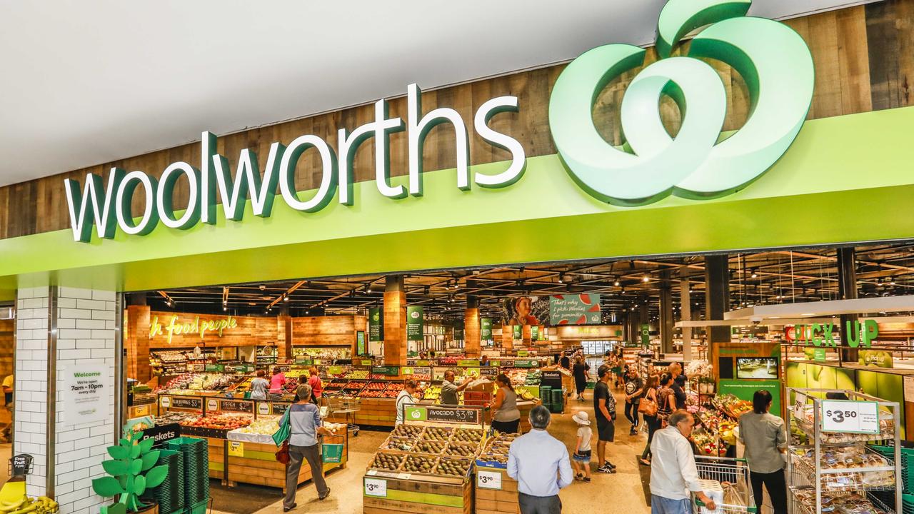 Woolworths and Coles have strict hygiene and social distancing measures in place. Picture: Dallas Kilponen/PPR