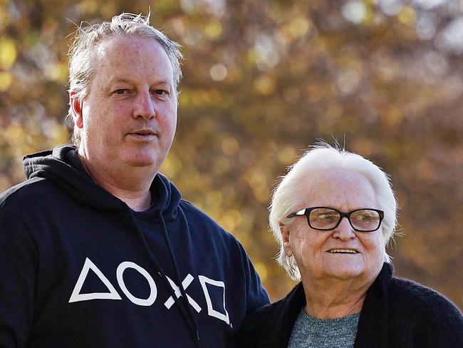 DAILY TELEGRAPH - 4/7/24Aged care story - Anthony Bowe and his mum Patricia Shea pictured in Kingswood today.   Picture: Sam Ruttyn