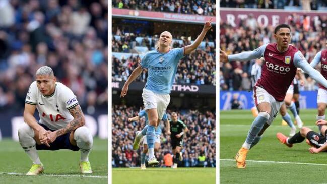 Manchester City City heap pressure on Arsenal, as Spurs rattled by Cherries