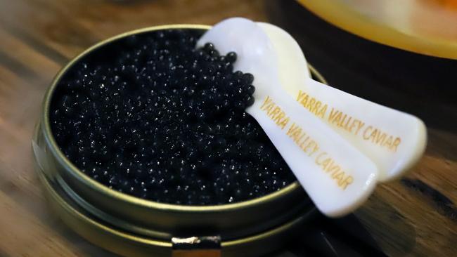 Some Yarra Valley caviar. Picture: Jenifer Jagielski