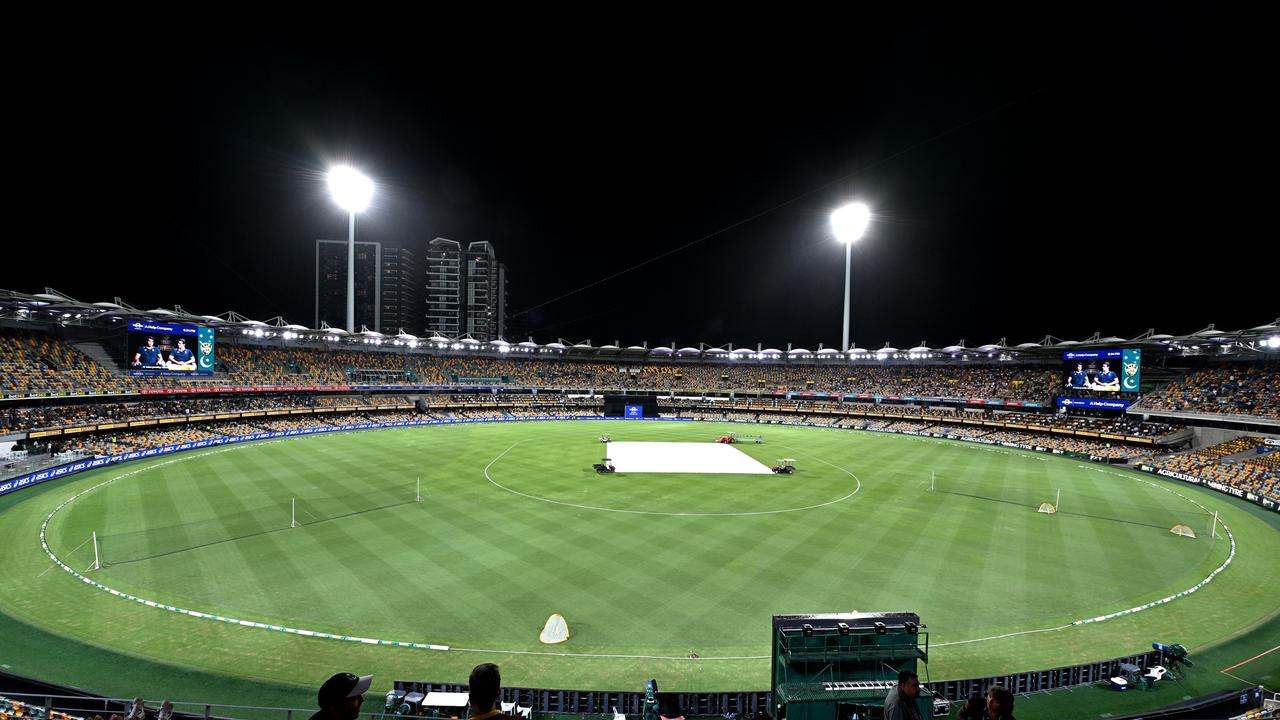 Australia face Pakistan in seven-over clash at the Gabba after bad weather delayed play