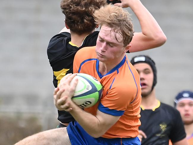 Marist College Ashgrove player Tom HowardAIC First XV rugby between St Laurence's and Marist College Ashgrove.Saturday June 1, 2024. Picture, John Gass