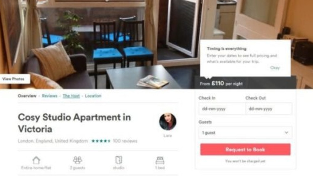 The social housing tenant advertised the property as a ‘cosy studio apartment'.