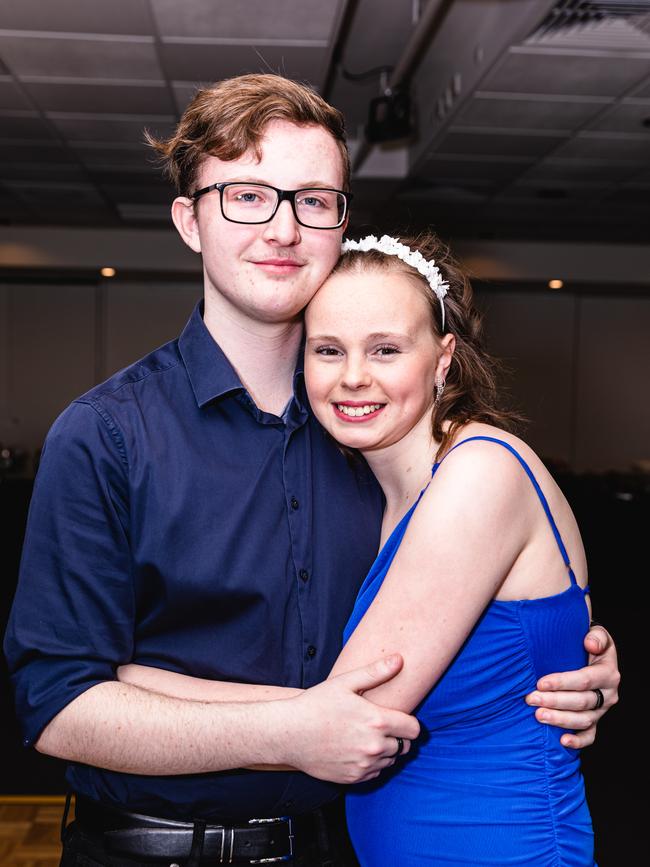 Hobart College leavers dinner 2022 Jack Scarborough and Keely Dobson. Picture: Linda Higginson