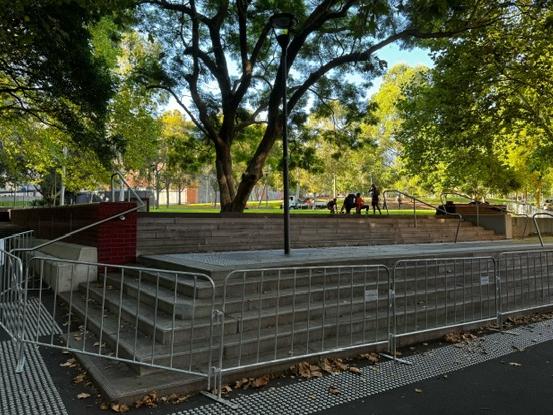 Harmony Park in Surry Hills is one of three public parks now found to be contaminated.