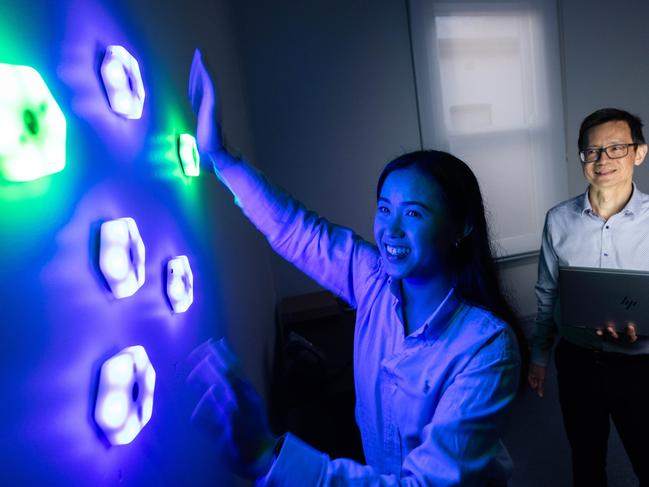 Melbourne physiotherapist Cindy Phan is working with geriatrician Professor Kwang Lim to develop a program that trains the brain and body at the same time. Picture: Jason Edwards