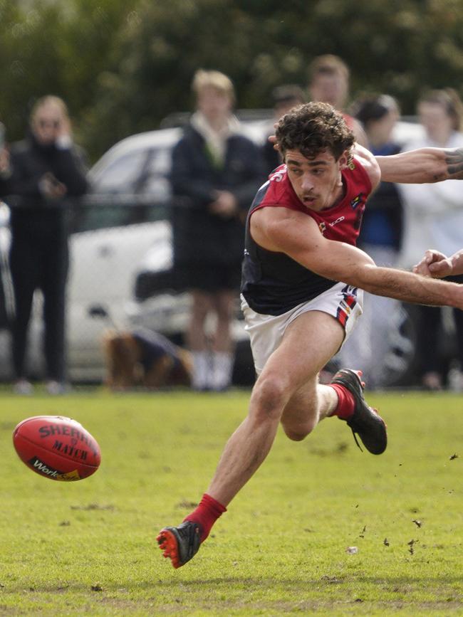 Mt Eliza co-captain Nathan Scagliarini.