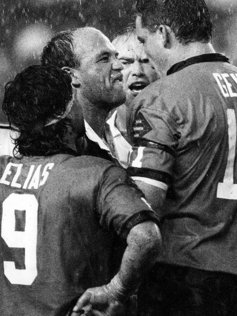 Wally Lewis’ hate for all things NSW inspired his state. Picture Geoff McLachlan