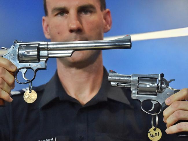 Police have not previously had the resources to discover how criminals get guns. Picture: Tony Gough