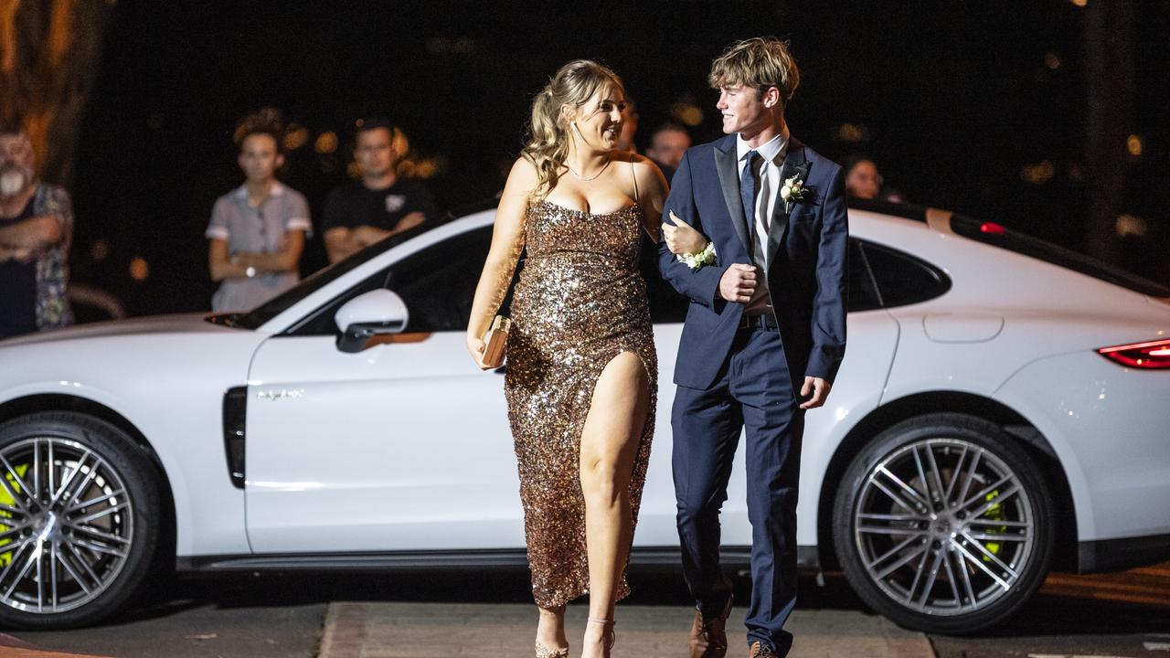 Tait Cameron and partner Sophia Antonio at St Mary's College formal at Picnic Point, Friday, March 24, 2023. Picture: Kevin Farmer