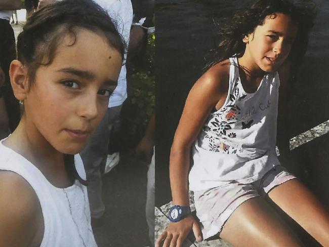 Maelys de Araujo, nine, was last seen at a community hall where a wedding was held in Pont-de-Beauvoisin, France. Picture: AFP/Philippe Desmazes