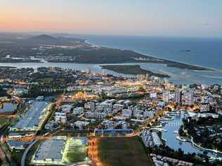 LOOKING AHEAD: The central business district at Maroochydore is planned to be the heart of the Sunshine Coast.