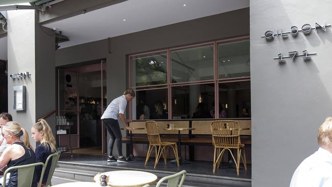 Fair Work has charged Gilson Restaurant in South Yarra for allegedly underpaying its staff to the tune of tens of thousands of dollars. Picture: Sarah Matray