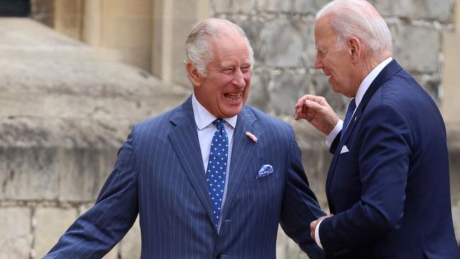 Joe Biden considers King Charles III a “clarion voice” on climate change. Picture: AFP