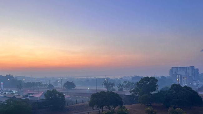 Smoke over Darwin City Tuesday 4/06/2024