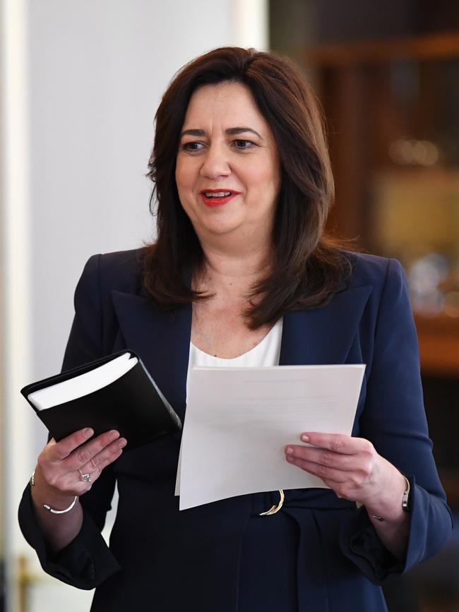 Queensland Premier Annastacia Palaszczuk. Picture: NCA NewsWire / Dan Peled