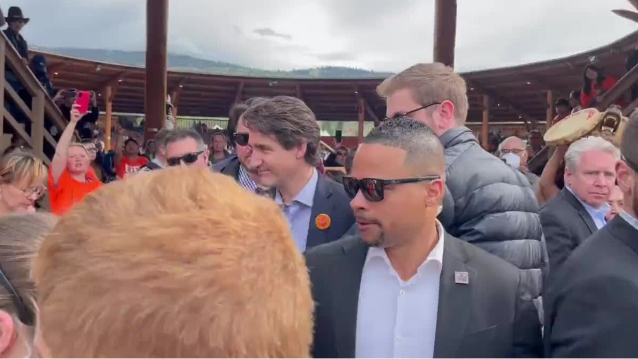 &#8216;You&#8217;re fake&#8217;: Justin Trudeau heckled by Indigenous protesters