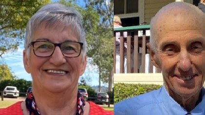 Gympie Senior Citizens of the Year for 2020 - Kim Boyter and Bevan Day.